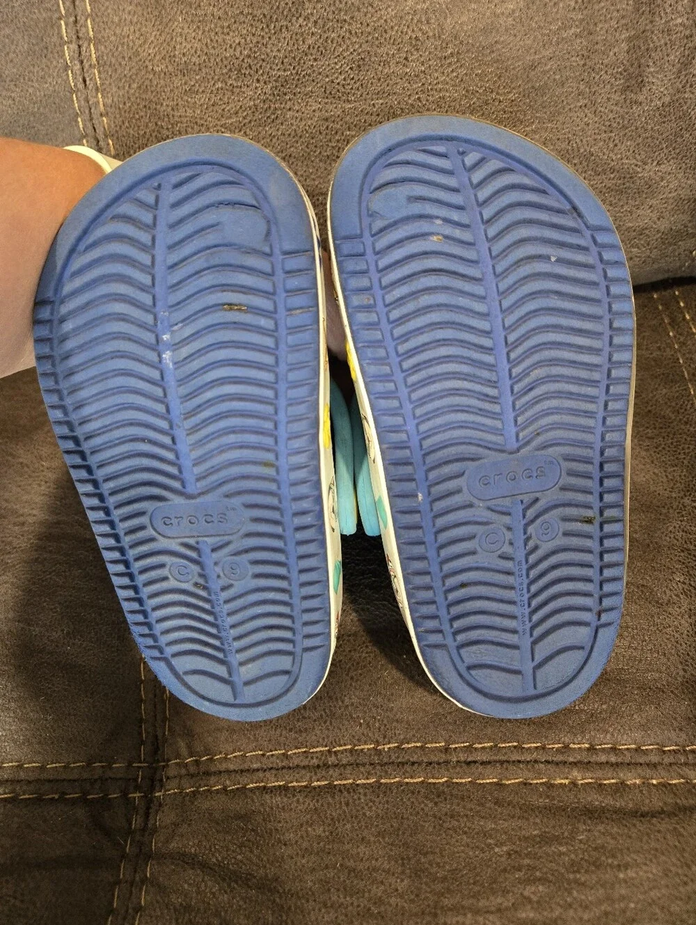 Paw Patrol Blue Kids Crocs with Light Blue Strap